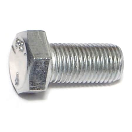 Midwest Fastener Grade 5, 3/8"-24 Hex Head Cap Screw, Zinc Plated Steel, 3/4 in L, 15 PK 60201